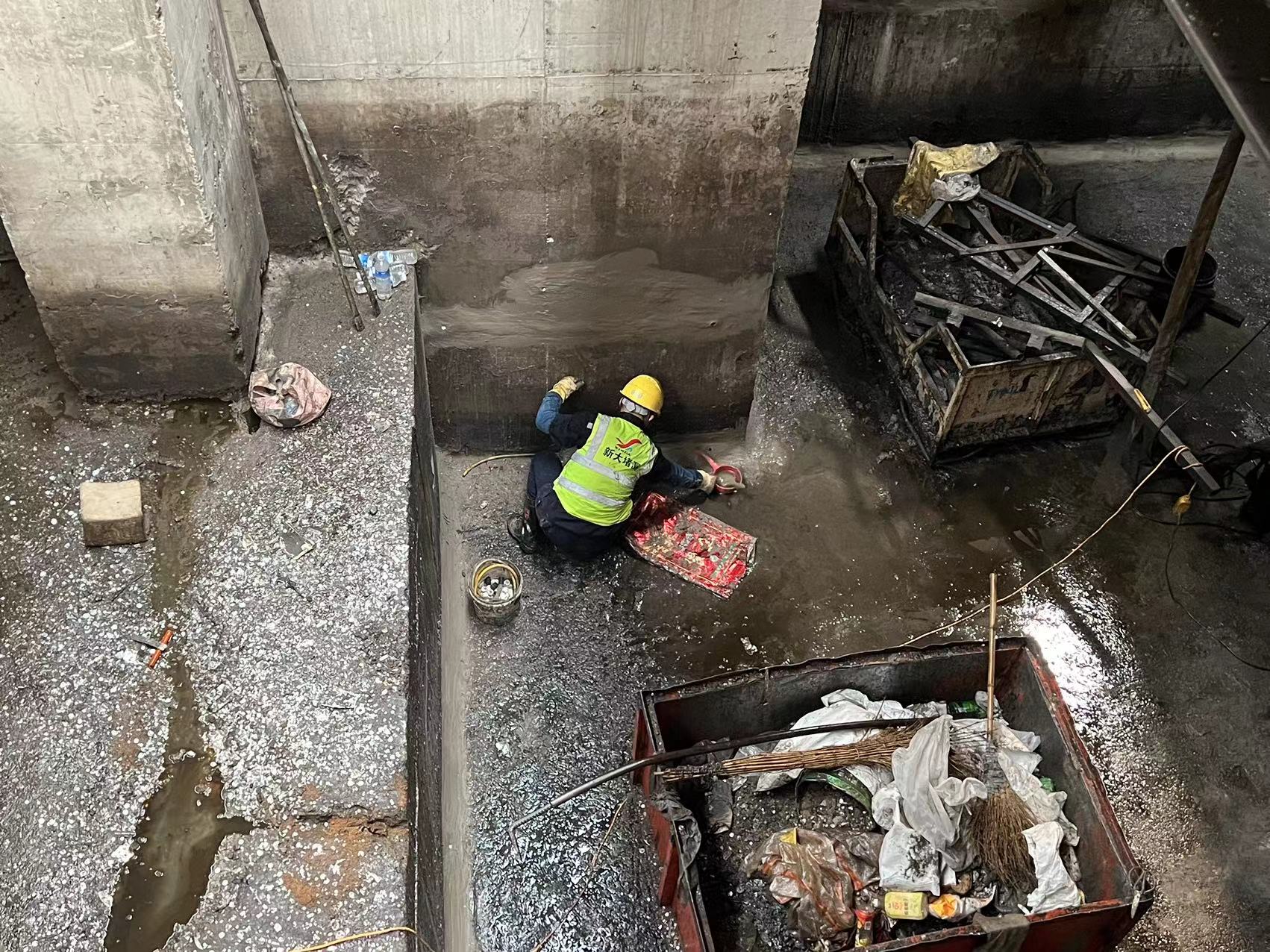 唐山路北区基坑渗漏水堵漏
